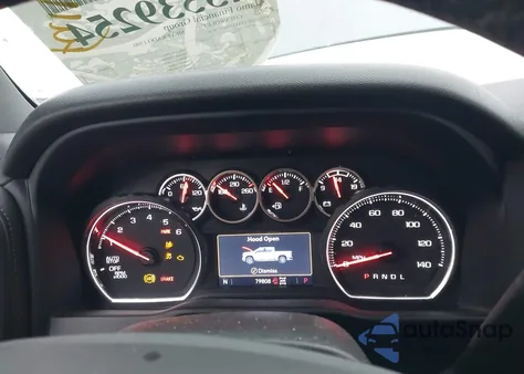 2022 Chevrolet Silverado 1500 Ltd 4Wd Short Bed Rst из США, поврежденный, VIN 1GCUYEED7NZ171866